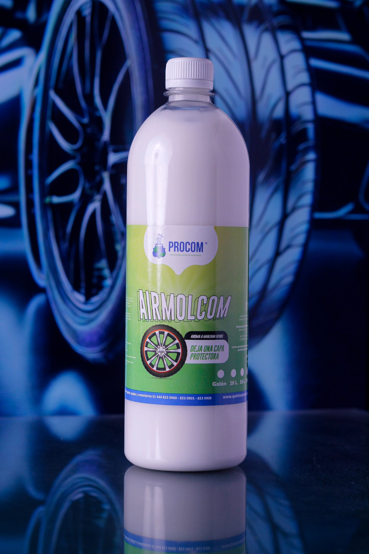Humectante de plasticos Airmolcom con aroma/Alto brillo/Máxima protección