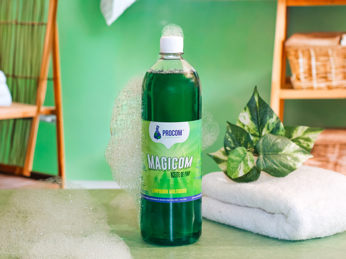 Limpiador multiusos Magicom pino/Limpieza profunda/Refresca espacios